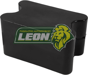 HULE CUÑA ó AUMENTO DE RESORTE “MUELA” MEDIANA (LGO: 56, ALT. A: 31.4, ALT. B: 35 mm) POLIURETANO NEGRO