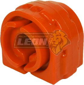 GOMA BARRA ESTABILIZADORA VW BEETLE 12-19, TIGUAN 08-17 2.0T, BORA 05-10 2.5SFI, GTI 05-09 2.0T, EOS 07-16, GOLF A7 10-14, JETTA A6 11-18, JETTA A7 15-18, PASSAT 06-10, SEAT ALTEA 07-14 2.0TFSI, AUDI A3 06-13, A8 11-17, Q3 05-18, S8 11-17 TRASERA (GROB 9339026) 12.5-17x48x43 mm NARANJA