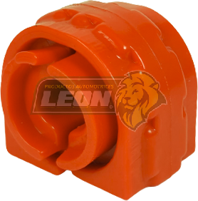 GOMA BARRA ESTABILIZADORA VW BEETLE 12-19, TIGUAN 08-17 2.0T, BORA 05-10 2.5SFI, GTI 05-09 2.0T, EOS 07-16, GOLF A7 10-14, JETTA A6 11-18, JETTA A7 15-18, PASSAT 06-10, SEAT ALTEA 07-14 2.0TFSI, AUDI A3 06-13, A8 11-17, Q3 05-18, S8 11-17 TRASERA (GROB 9339026) 12.5-17x48x43 mm NARANJA