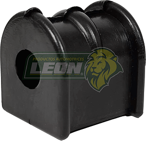 GOMA BARRA ESTABILIZADORA NISSAN TSURU III 92-17 TRASERA (GROB 6739003, HBES42) 10.5x25x30.3-33x32 mm POLIURETANO NEGRO