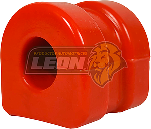 GOMA BARRA ESTABILIZADORA DODGE CARAVAN 96-00, CHRYSLER TOWN COUNTRY, VOYAGER 96-00 TRASERA (GROB 3039059) 17x32.5-38.5x35-40.5x38 mm NARANJA