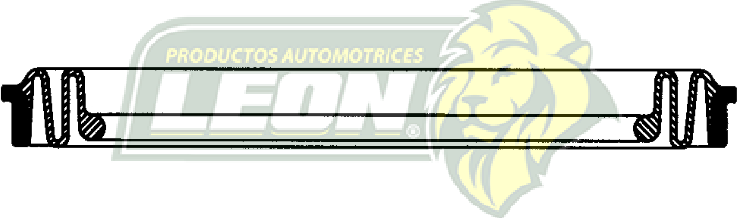 CUBREPOLVO P/PISTON CALIPER  ØE: 3.220”, ØI: 2.320”, TIPO: