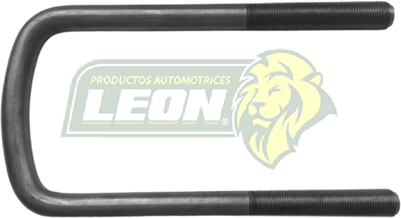 ABRAZADERA SUSPENSION CARROCERIA-MUELLE 3/4x4”x9” CUADRADA