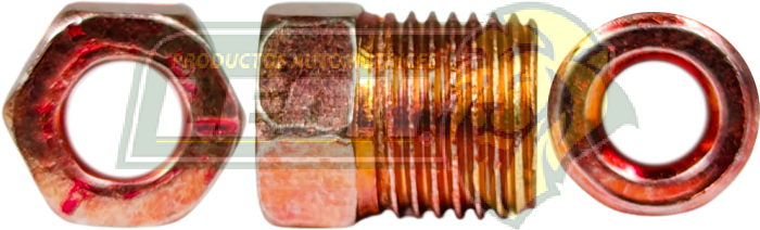 CONEXION DE ACERO TUBO 3/16 REDUCCION 1/4 a 3/16 R.E. 7/16 (264)