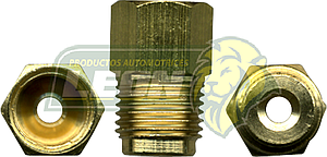 CONEXION (USA) TUERCA HIBROVAC R. EXT.: 7/16-24H. TUBO DE 1/4 ENTRA CONEX-034 R. INT.: 3/8-24H. TUBO DE 3/16 USA CONEX-033