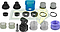 REPUESTO PALANCA Y MAROMA VELOCIDADES CHEVY COMPLETO C/SINCRONIZADOR (VARILLAJE) (22 pzas.)