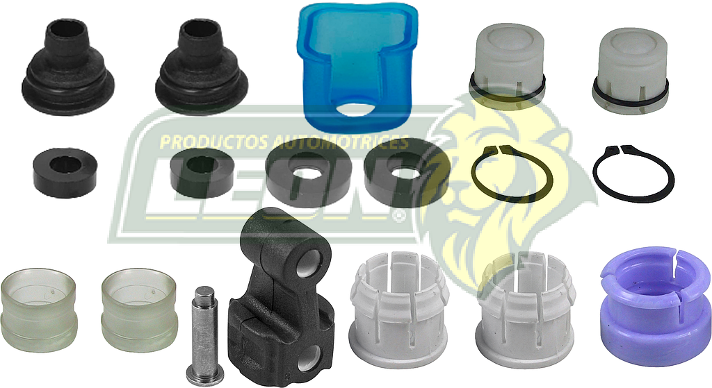 REPUESTO PALANCA Y MAROMA VELOCIDADES CHEVY COMPLETO C/SINCRONIZADOR (VARILLAJE) (22 pzas.)