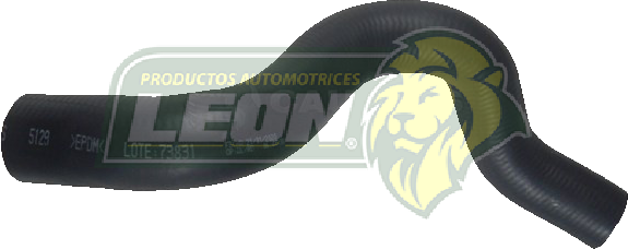 MANGUERA (521229) RAD. INF. CHRYSLER CIRRUS L4 2.4L 95-97, SEBRING 2.4L 96-98, DODGE STRATUS 2.4L 95-99 (62142, 4596734, 4682363) ALTO: 15 cm, LARGO: 34 cm, ØI: 132 mm