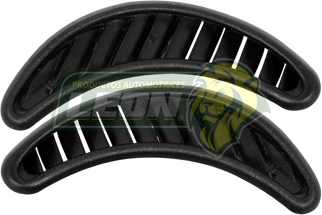 REJILLA MEDIA LUNA COSTADO  VW SEDAN JGO. (L Y R) NEGRA