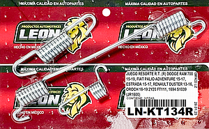 JUEGO RESORTE R.T. (R) DODGE RAM 700 15-19, FIAT PALIO ADVENTURE 15-17, ESTRADA 15-17, RENAULT DUSTER 13-16, OROCH 16-19 2Y20 FT111, 1694 S1039 (JR1600)