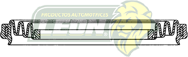 CUBREPOLVO P/PISTON CALIPER  ØE: 2.660”, ØI: 1.540”, TIPO: