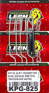 KIT F.D. (2) R.T. PEUGEOT 206 00-08, 306 00-02 7X59 F015, 7394 D516 (ATE 442755) HO825