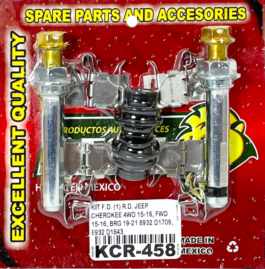 KIT F.D. (1) R.D. JEEP CHEROKEE 4WD 14-16, FWD 15-16, BRG 19-21 8932 D1709, 8932 D1843 KC458