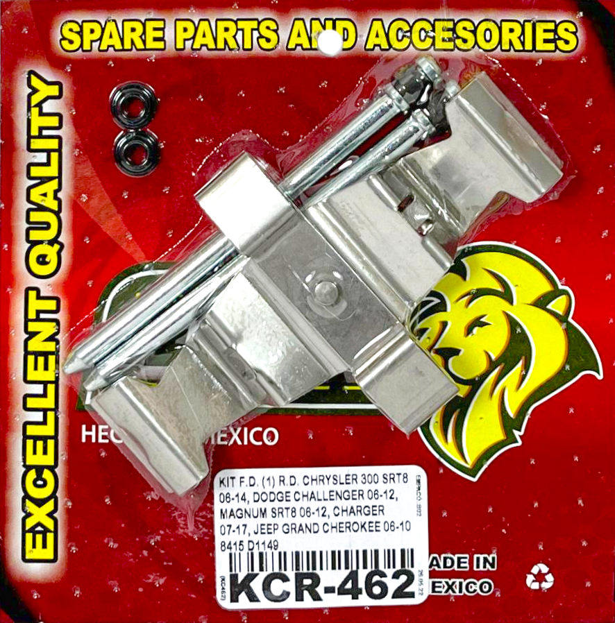 KIT F.D. (1) R.D. CHRYSLER 300 SRT8 06-14, DODGE CHALLENGER 06-12, MAGNUM SRT8 06-12, CHARGER 07-17, JEEP GRAND CHEROKEE 06-10 8415 D1149 (ANTES KCR-499) KC462