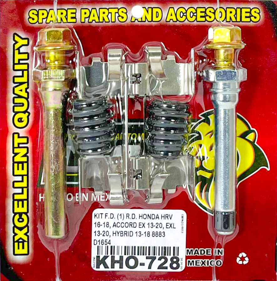 KIT F.D. (1) R.D. HONDA HRV 16-18, ACCORD EX 13-20, EXL 13-20, HYBRID 13-18 8883 D1654 KC728