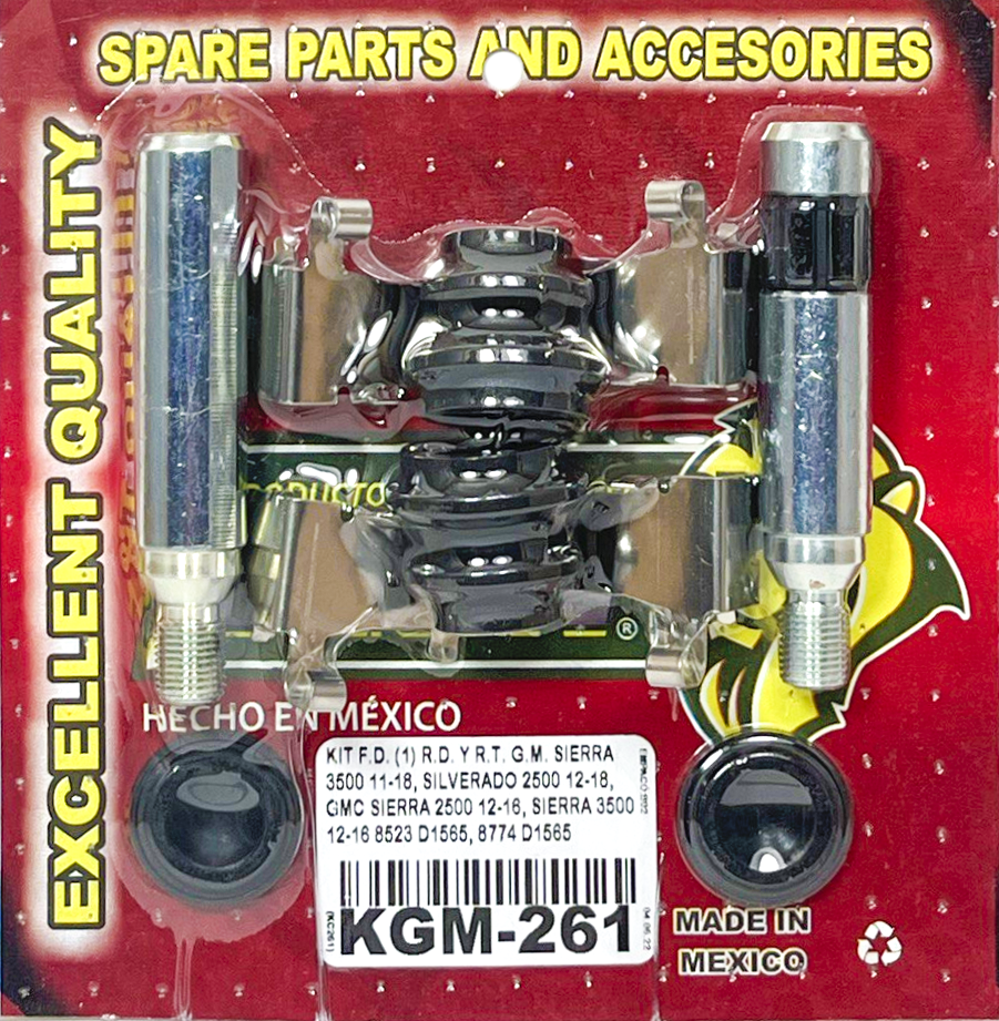 KIT F.D. (1) R.D. Y R.T. G.M. SIERRA 3500 11-18, SILVERADO 2500 12-18, GMC SIERRA 2500 12-16, SIERRA 3500 12-16, NISSAN NV3500 12-16, TITAN XD 16/17 8523 D1565, 8774 D1565 (KC261, JC164)