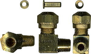 CONEXION FRENOS DE AIRE PARA TUBO DE NAILON CODO MACHO (4469F) ØE DE TUBO: 3/8 R. DE TUBO: 1/4