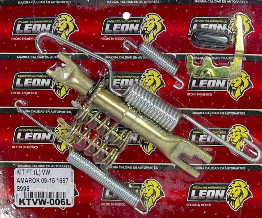 KIT FRENO TAMBOR (L) VW AMAROK 09-15 1667 S996 (2H0698545A) KT006L