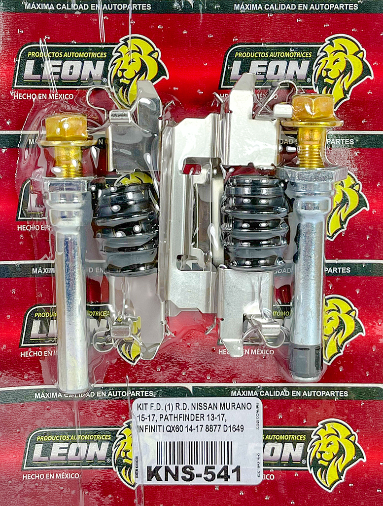 KIT F.D. (1) R.D. NISSAN MURANO 15-17, PATHFINDER 13-17, INFINITI QX60 14-17 8877 D1649 KC541