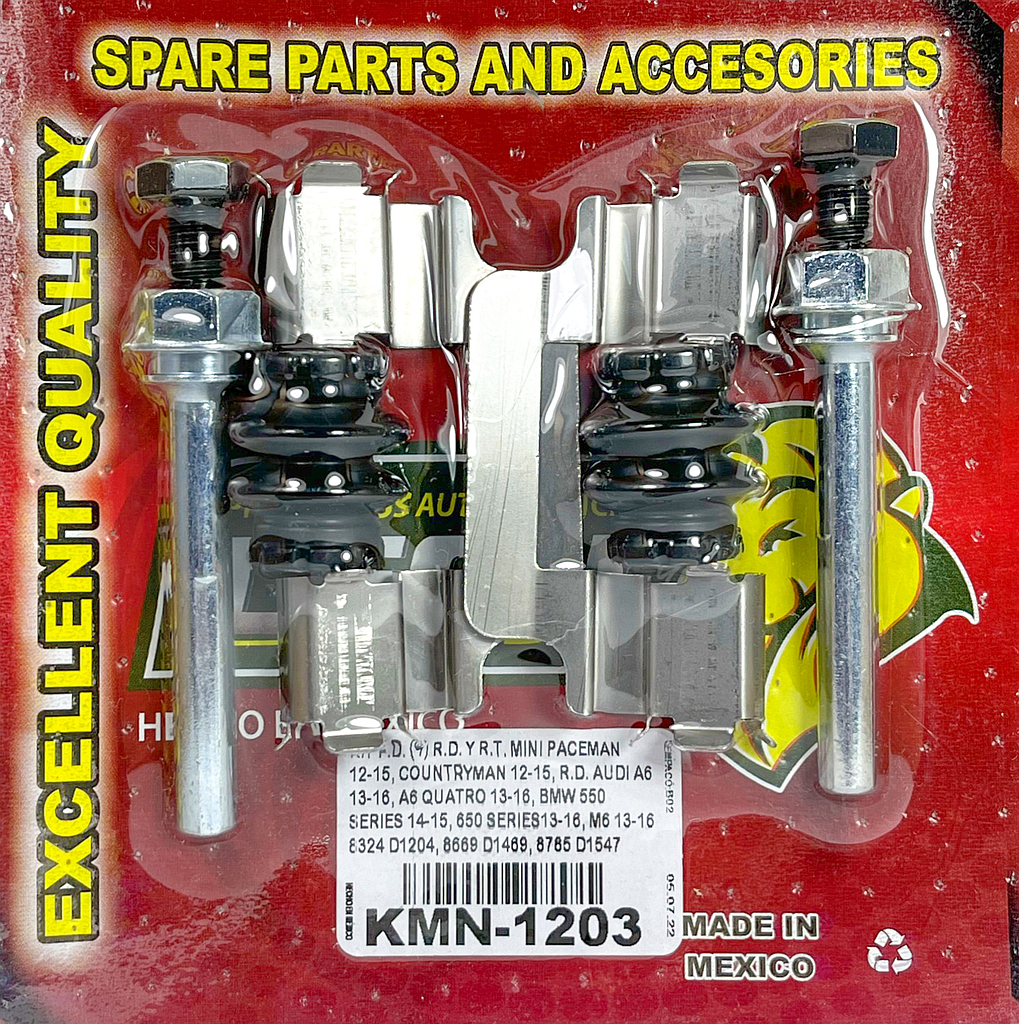 KIT F.D. (1) R.D. Y R.T. MINI PACEMAN 12-15, COUNTRYMAN 12-15, R.D. AUDI A6 13-16, A6 QUATRO 13-16, BMW 550 SERIES 14-15, 650 SERIES13-16, M6 13-16 8324 D1204, 8669 D1469, 8785 D1547 KC1203