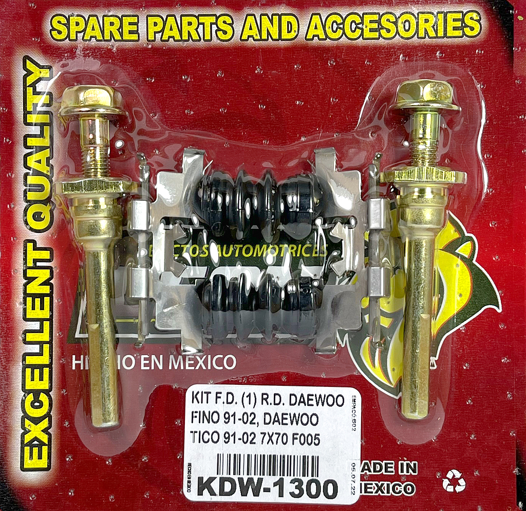 KIT F.D. (1) R.D. DAEWOO FINO 91-02, DAEWOO TICO 91-02 7X70 F005 KC1300