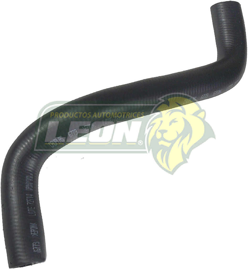 MANGUERA RAD. SUP. C/AA 16V NISSAN APRIO L4 1.6L 08-10, RENAULT SANDERO 1.6L 10-13, STEPWAY 1.6L 10-13 (CH201011, 6001549593, 8200024041) ALTO: 10 cm, LARGO: 35 cm, ØI: 30 mm