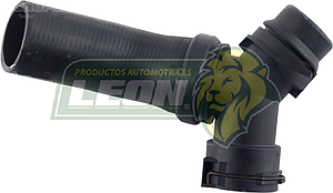 MANGUERA REFRIGERACION TERMOSTATO MATOR FORD F-150 V8 5.0L 11-21, LOBO 5.0L 13-20, MUSTANG 5.0L 11-21 (24857, BR3Z8566A, BR3Z8566B, DR3Z8566A, DR3Z8566B) ALTO: 15 cm, LARGO: 20 cm, ØI: 35 mm