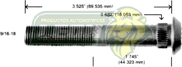 BIRLO SUSPENSION G.M. 9/16-18x3.525”