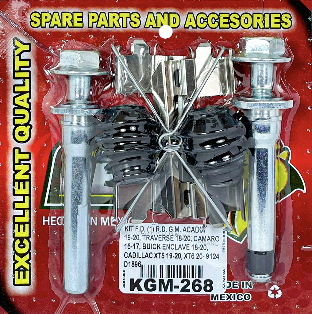 KIT F.D. (1) R.D. GMC ACADIA 19-20, TRAVERSE 18-20, CAMARO 16-17, BUICK ENCLAVE 18-20, CADILLAC XT5 19-20, XT6 20- 9124 D1896 KC268