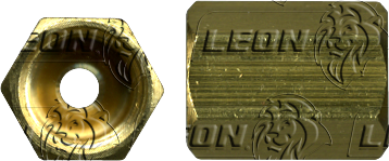 CONEXION (USA) ABOC. INVERTIDO 45° UNION (42W) ØE DE TUBO: 3/16