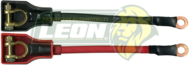 CABLE BATERIA 200 cm CON CAPUCHON (ESPECIFIQUE ROJO ó NEGRO)