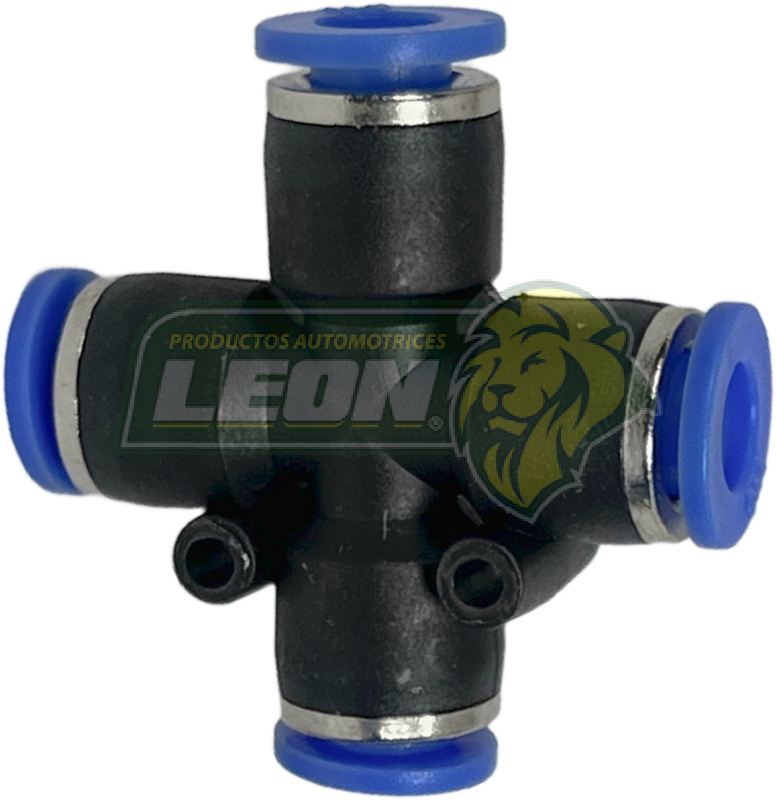 CONECTOR o CONEXIÓN RAPIDA P/MANGUERA TUBING o POLIFLO NAILON EN X 1/4