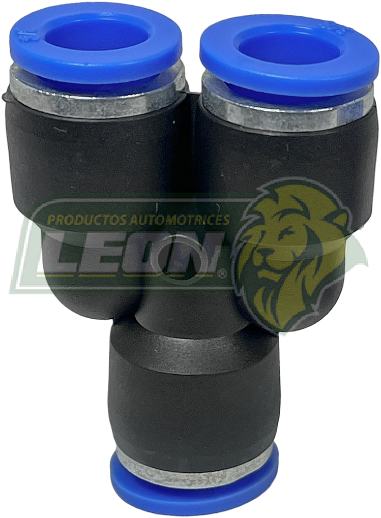 CONECTOR o CONEXIÓN RAPIDA P/MANGUERA TUBING o POLIFLO NAILON EN Y 3/8