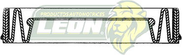 CUBREPOLVO P/PISTON CALIPER ØE: 2.370”, ØI: 1.500”, TIPO: DURO