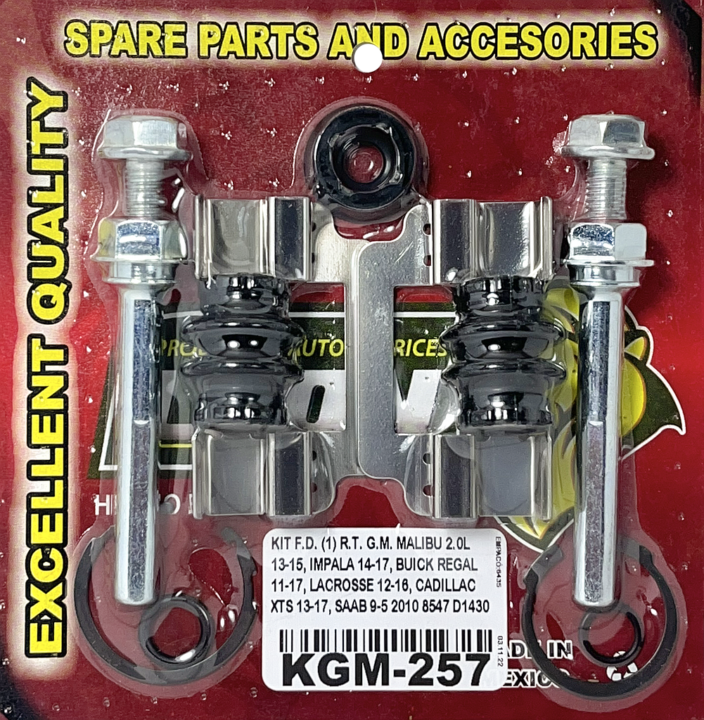 KIT F.D. (1) R.T. G.M. MALIBU 2.0L 13-15, IMPALA 14-17, BUICK REGAL 11-17, LACROSSE 12-16, CADILLAC XTS 13-17, SAAB 9-5 2010 8547 D1430 KC257