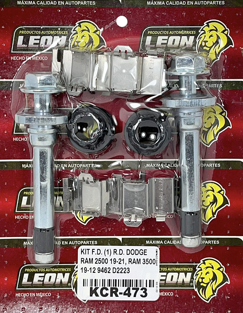 KIT F.D. (1) R.D. DODGE RAM 2500 19-21, RAM 3500 19-12 9462 D2223 KC473
