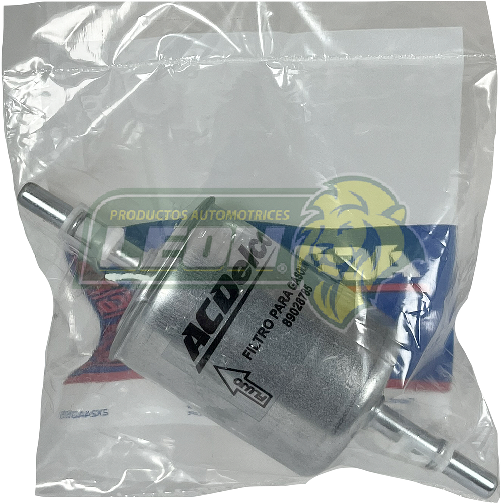 FILTRO GASOLINA G.M. ASTRA, CHEVY JOY, SWING, CORSA, MERIVA, TORNADO, ZAFIRA, FIAT PALIO ADVENTURE (FG-618, FGI-0012, FGLN-012, FI-HG12) T/O.