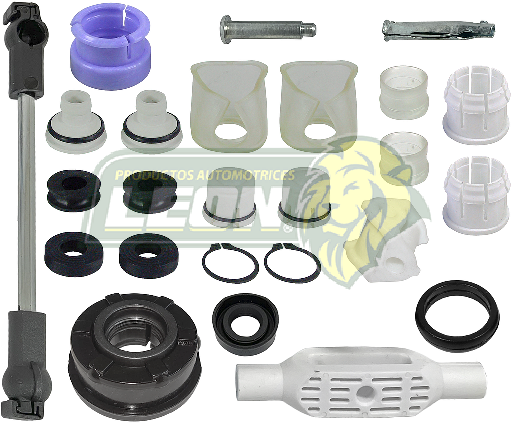 REPUESTO PALANCA Y MAROMA VEL. G.M. AVEO 1.6L 09-18, TORNADO 1.6L 06-11, OPTRA 1.6L 04-14, CORSA 1.8L 06-08 PONTIAC G3 “COMBO SUPER COMPLETO C/HUESO DE METAL” T/O (94580711) (29 pzas.)