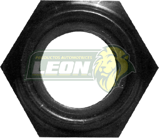 TUERCA PIÑON DINA 531 INSERTO NAILON 1” 1/8-18H. LL. 1” 5/8 (T-24, 09-120)