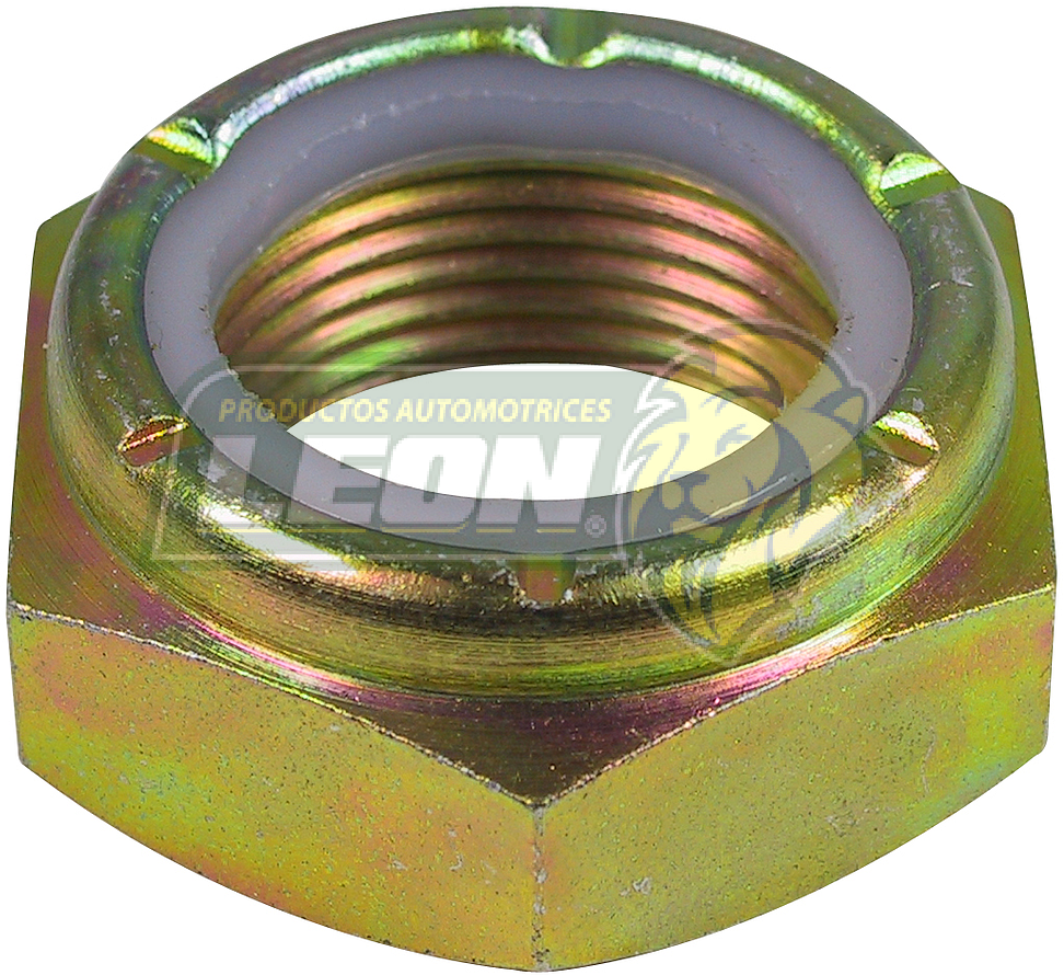 TUERCA PIÑON DINA 631, D-600, F-600 INSERTO NAILON 1” 1/4-12H. LL.1” 3/4