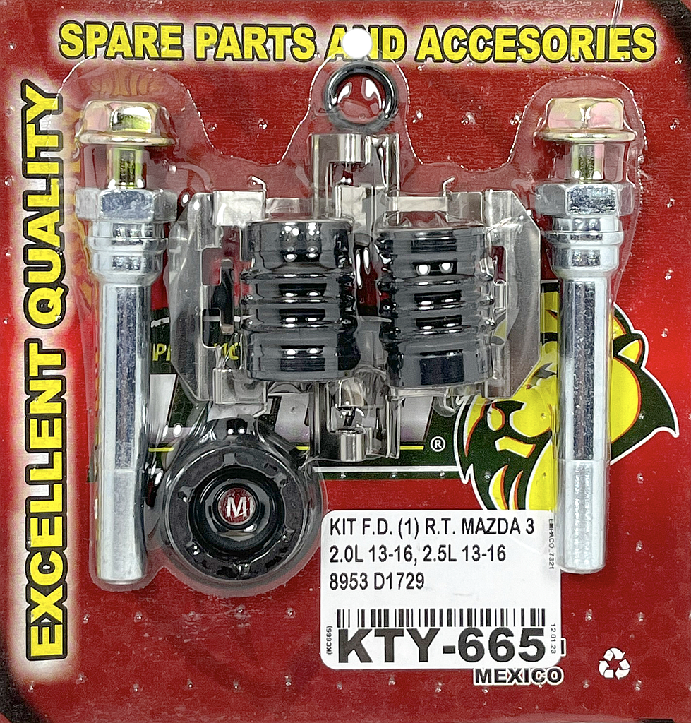 KIT F.D. (1) R.T. MAZDA 3 2.0L 13-16, 2.5L 13-16 8953 D1729 KC665