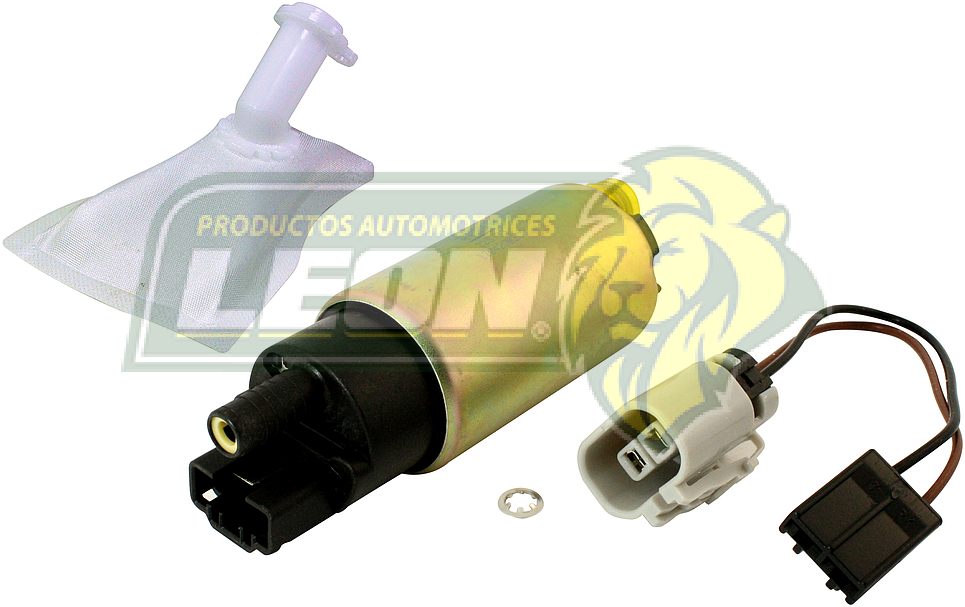 BOMBA DE GASOLINA ELECTRICA NISSAN TSURU III 92-04, NISSAN PK-UP 95-97 2.4L, FRONTIER 98-99 2.4L “DELGADA” (CON CONECTOR Y CEDAZO)