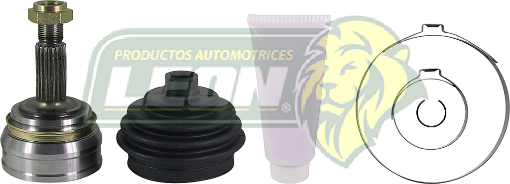 ESPIGA HOMOCINETICA VW A1 77-89 Ø:90 mm “KIT” CON SEGURO