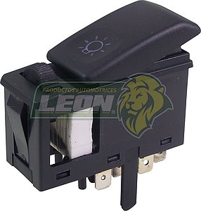 INTERRUPTOR ó SWITCH VW GOLF A2 1.8L 88-92, JETTA A2 1.8L 88-92, COMBI 1.6L 74-89, SEDAN 1.6L 78-03  (TECLA) LUCES C/RESISTENCIA 