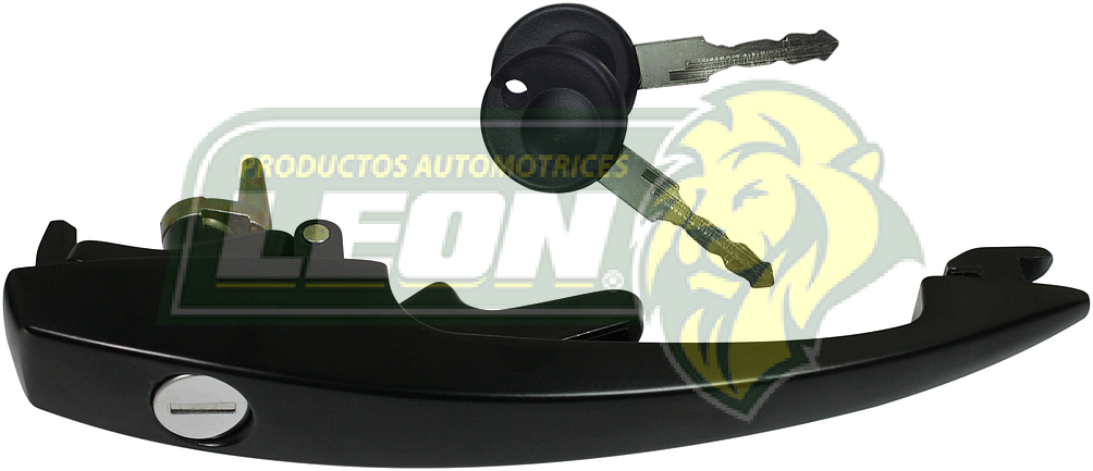MANIJA EXTERIOR PUERTA DELANTERA VW SEDAN 1.6L 78-03 C/LLAVE NEGRO