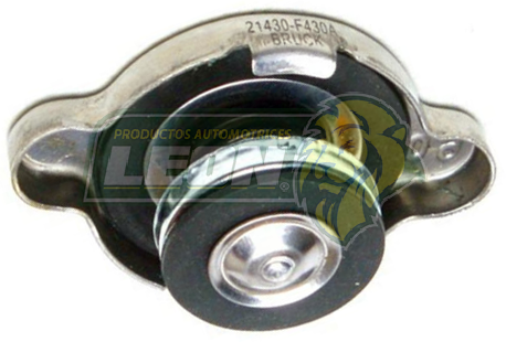 TAPON RADIADOR 09 Lbs. TSURU III, URVAN, D21, ATOS 1.1L 05-11 BRUCK