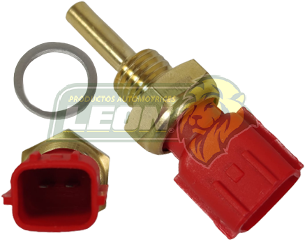 BULBO (SENSOR) TEMPERATURA NISSAN SENTRA 2.0L 95-03, ALMERA 2.0L 01-03, D21 96-07, D22, NP300, X-TERRA 00-09, TSURU III 8V. “ROJO” (USA: ARNES 8273) 2T. “KITO”