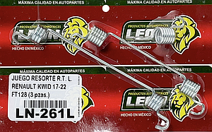 JUEGO RESORTE R.T. L. RENAULT KWID 17-22 FT128 (3 pzas.)