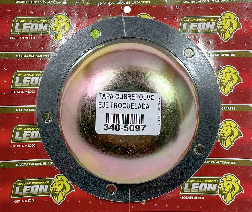 TAPA CUBREPOLVO EJE TROQUELADA (5 HOYOS)