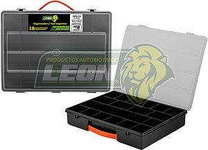 ORGANIZADOR 14” CON 18 COMPARTIMENTOS DE LARGO: 36 cm, ALTO: 6 cm, FONDO: 28 cm (11825)